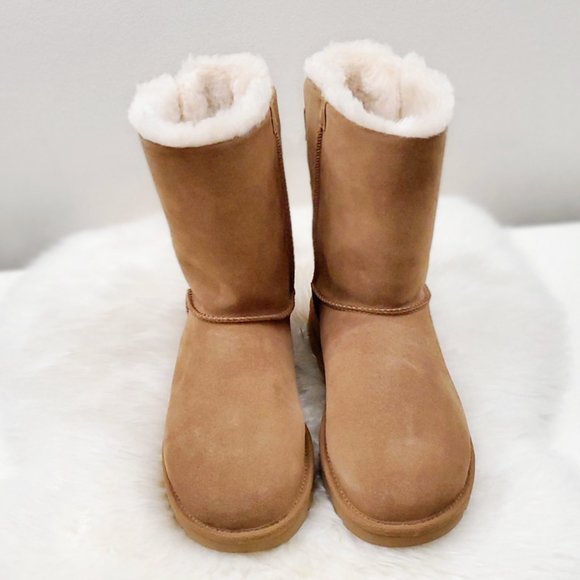 UGG BAILEY BOW ABSTRACT SPLATTER BOOTS - Picture 2 of 10